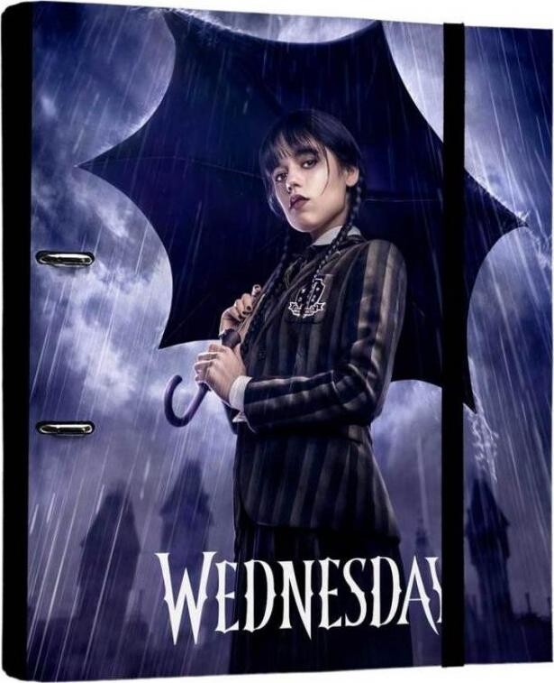 Netflix Wednesday: Umbrella - dvoukroužkový pořadač