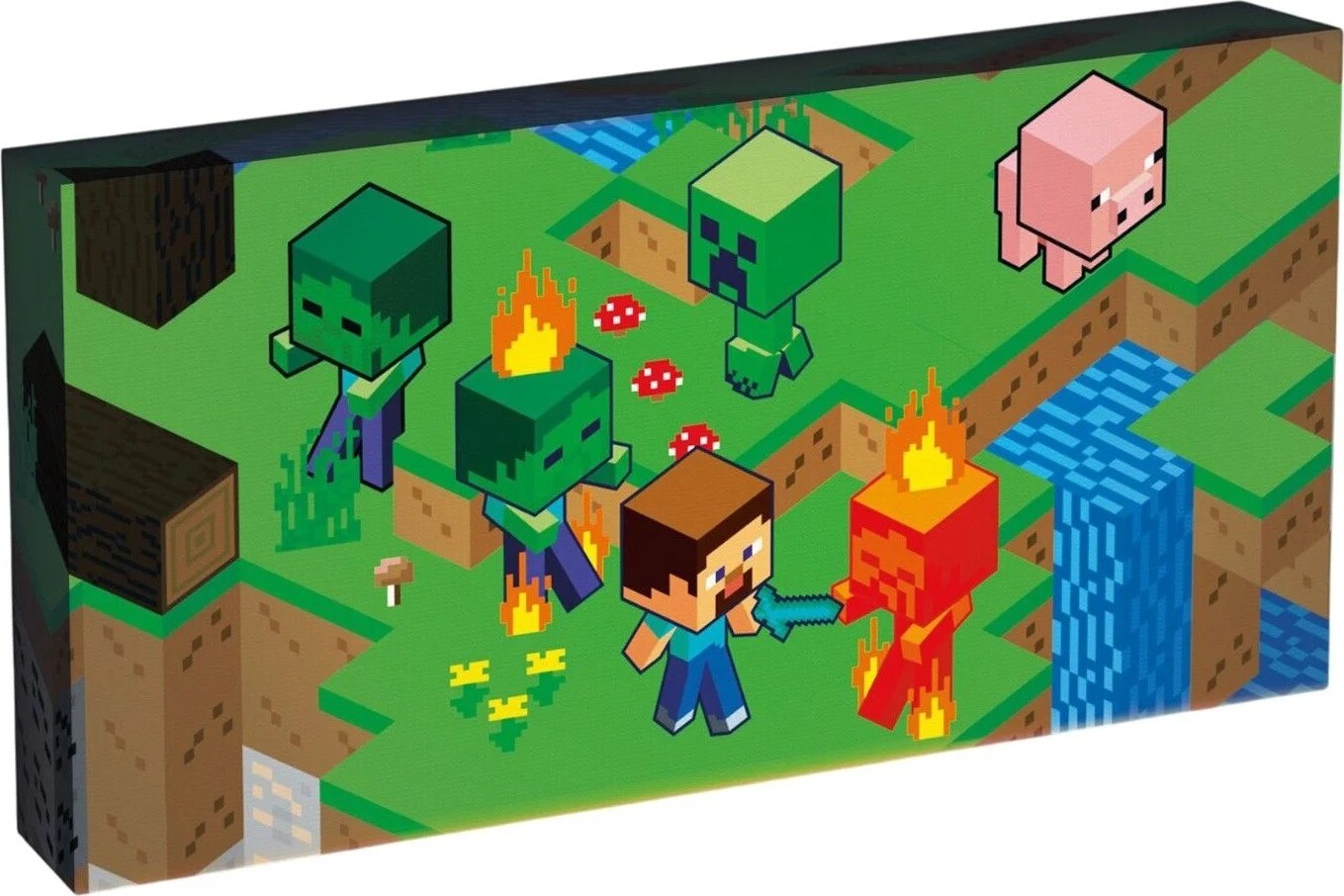 Minecraft - Characters - svítící obraz