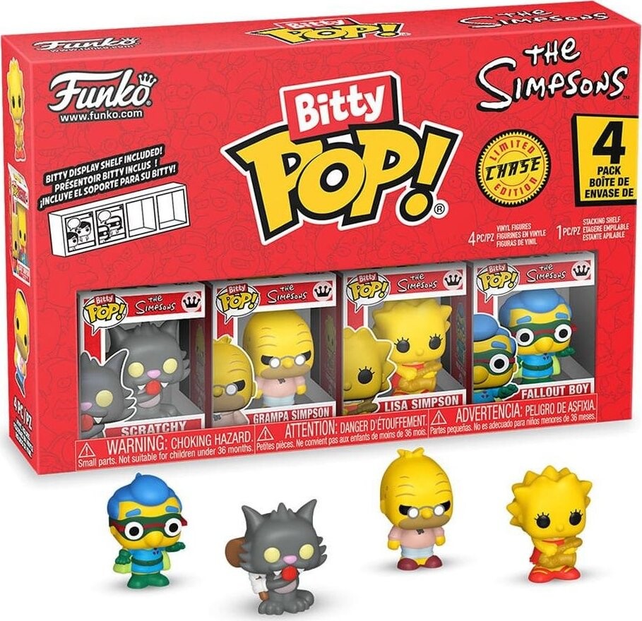 Funko Pop! Bitty 4-Pack Series 4 The Simpsons, 1 ks náhodná