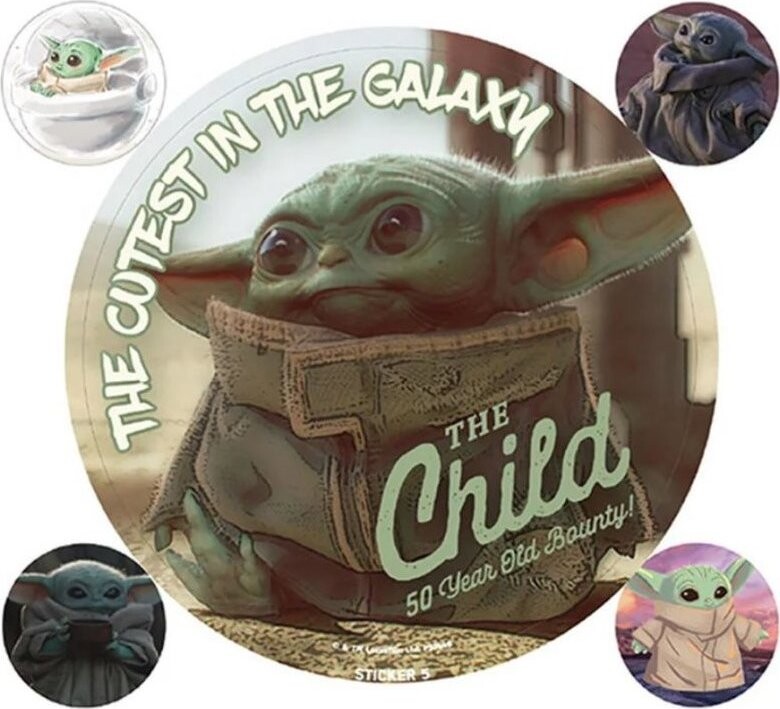 Star Wars The Mandalorian: The Child - Samolepky