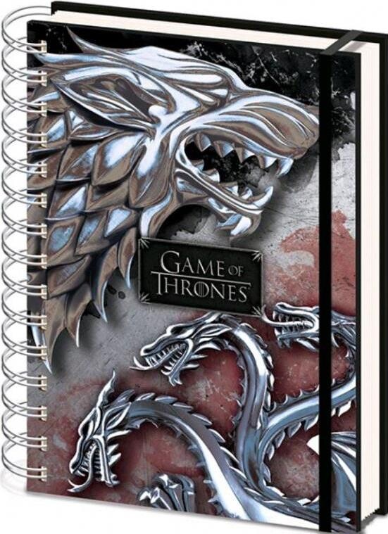 Game of Thrones: Houses – zápisník v krúžkovej väzbe