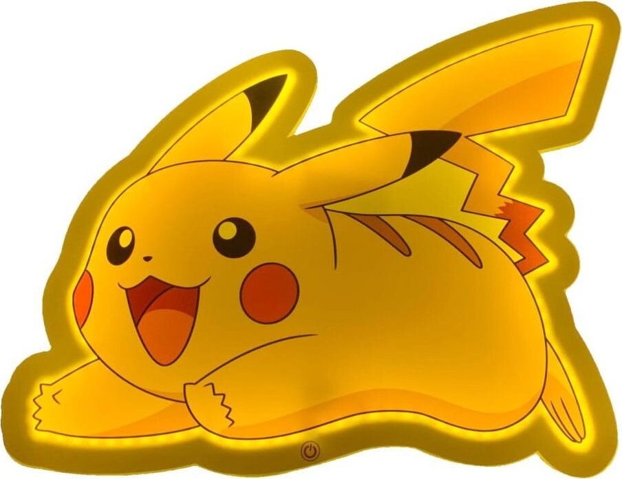 Pokémon: Pikachu - LED nástěnná lampa 22 cm