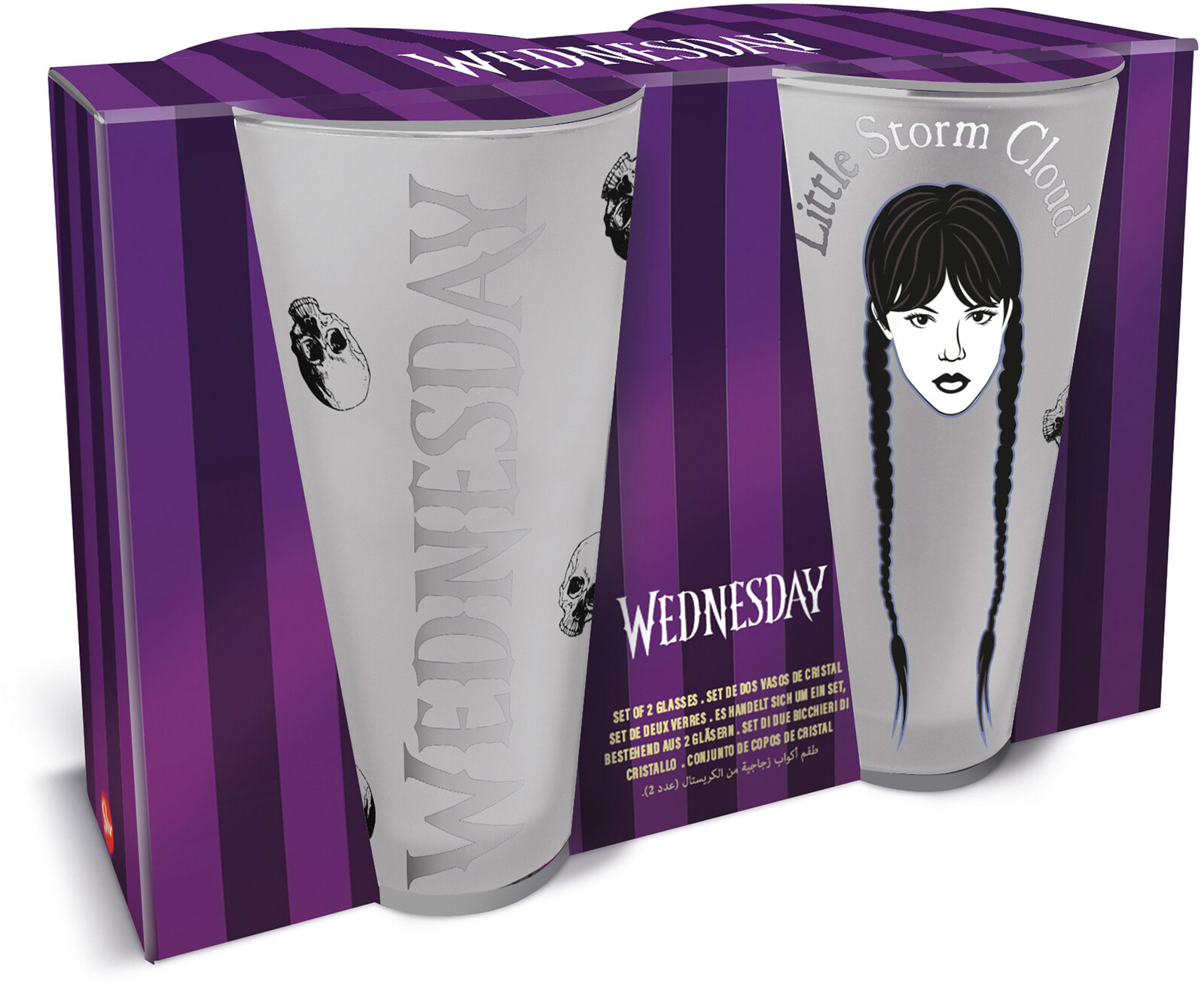 Wednesday - set sklenic