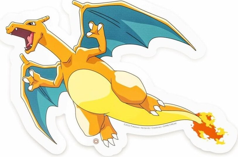 Pokémon: Charizard - LED nástěnná lampa 30 cm