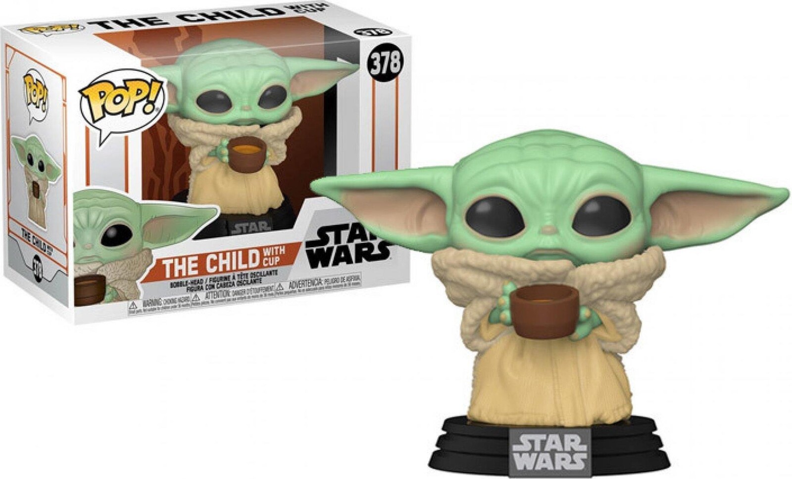 Funko POP! 378 Star Wars The Mandalorian The Child with Cup