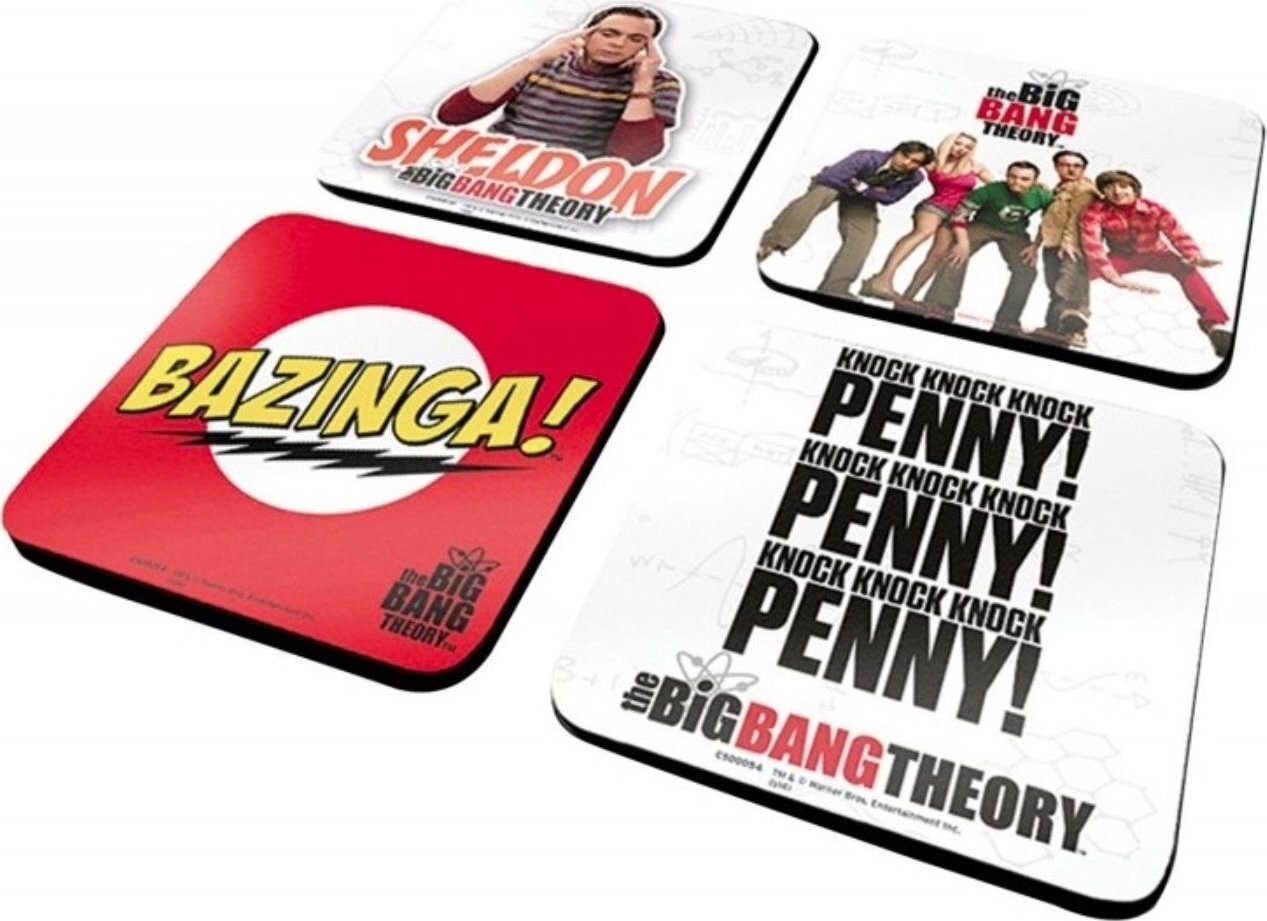 The Big Bang Theory: Sheldon Cooper - podtácky sada 4 ks