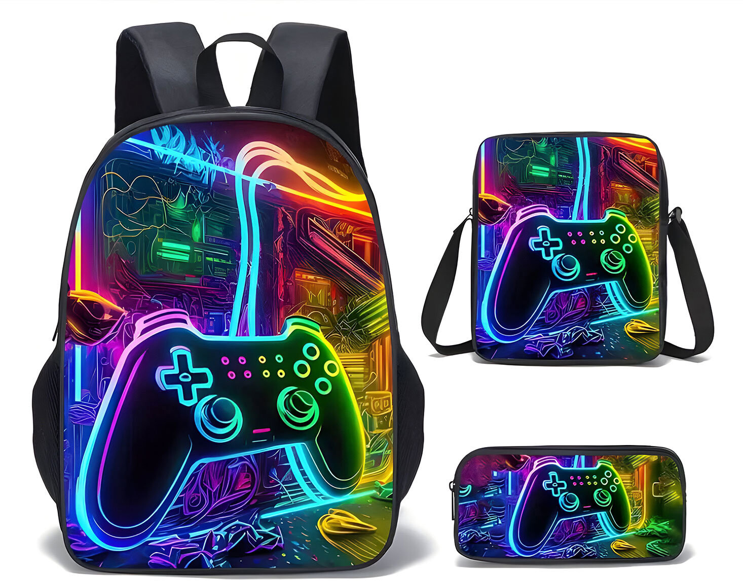 Excellent Školská sada farebná 3 ks – Gamepad