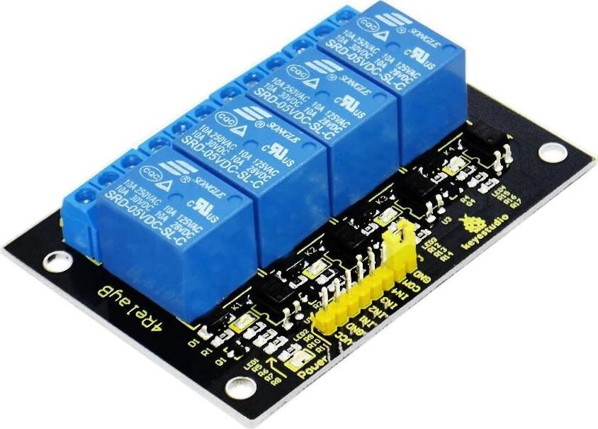 Keyestudio Arduino modul 4-kanál. relé 5 V