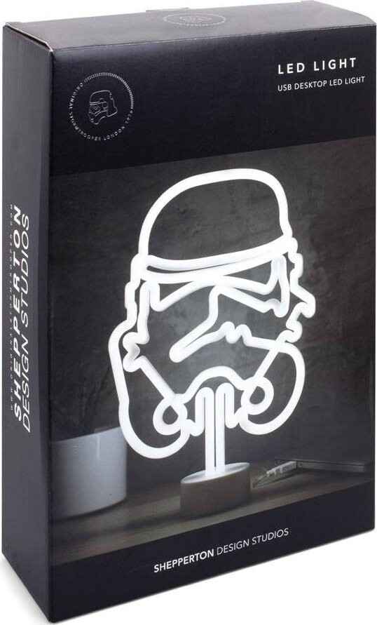 Original Stormtrooper - neon tube LED light stolní lampa 37 cm