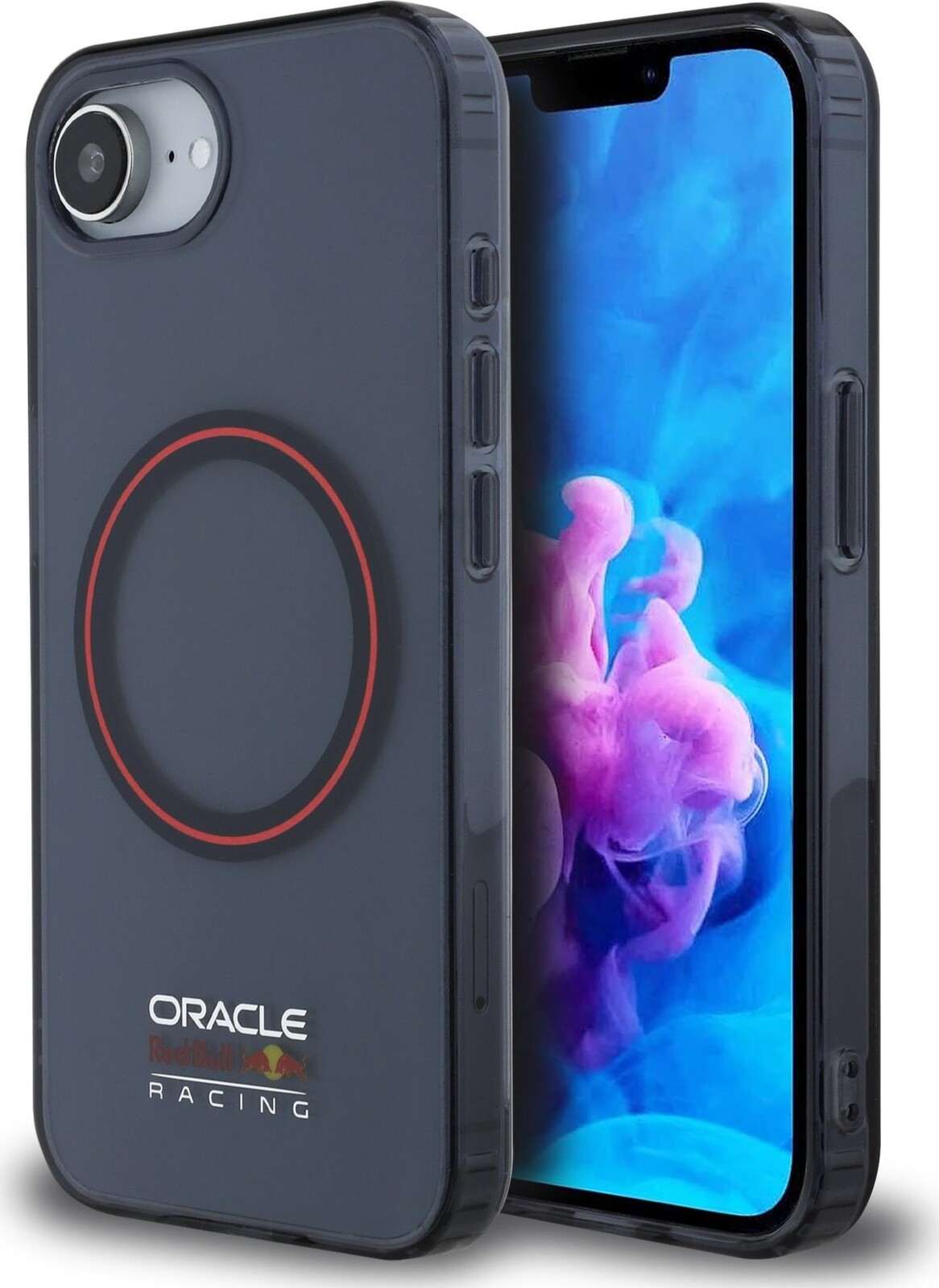 Red Bull PC/TPU Red Ring MagSafe Zadný Kryt pre iPhone 16e/17e Navy