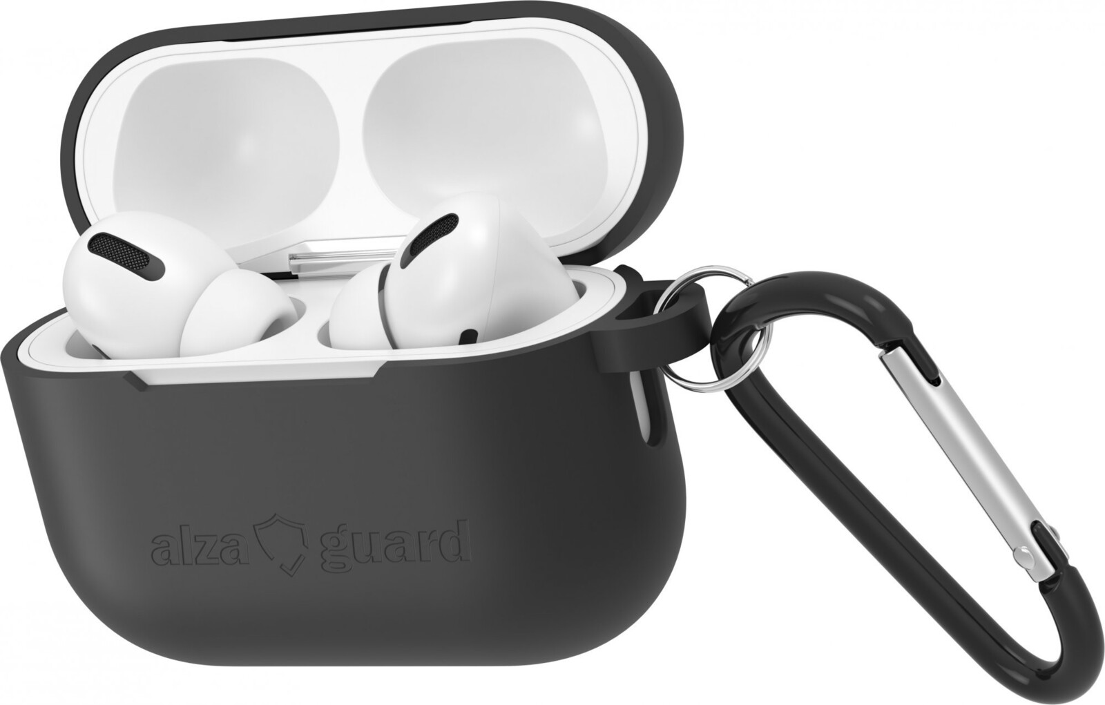 AlzaGuard Skinny Silicone Case na Airpods Pro 3 čierne