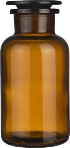 Sklárny Moravia Skleněná dóza na potraviny, hnědá, 500 ml