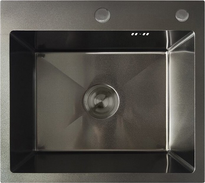 MIXXUS MH5045 Graphite Nerezový dřez se sifonem, grafitový