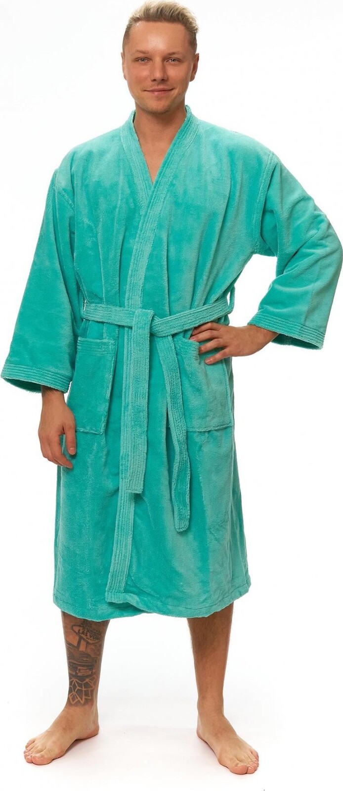 Interkontakt Pánský župan kimono Pool Blue XL