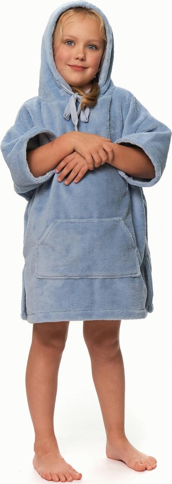 Interkontakt Detské surfové pončo, 50 × 60 cm, Fog Blue