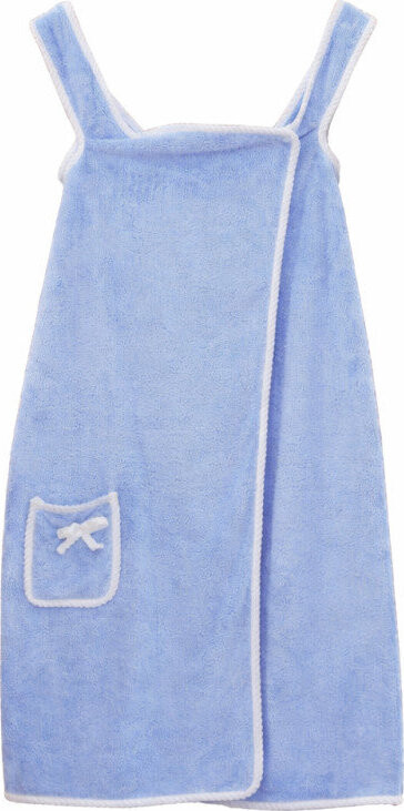 RealG RC-K-1169 Dámský ručník, tunika do sauny 135 × 80 cm, modrý
