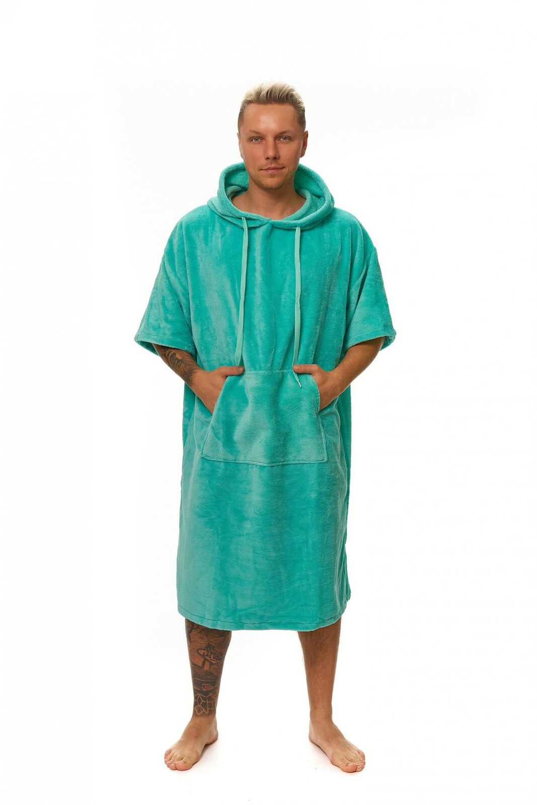 Interkontakt Surfové pončo, 80 × 115 cm, Pool Blue