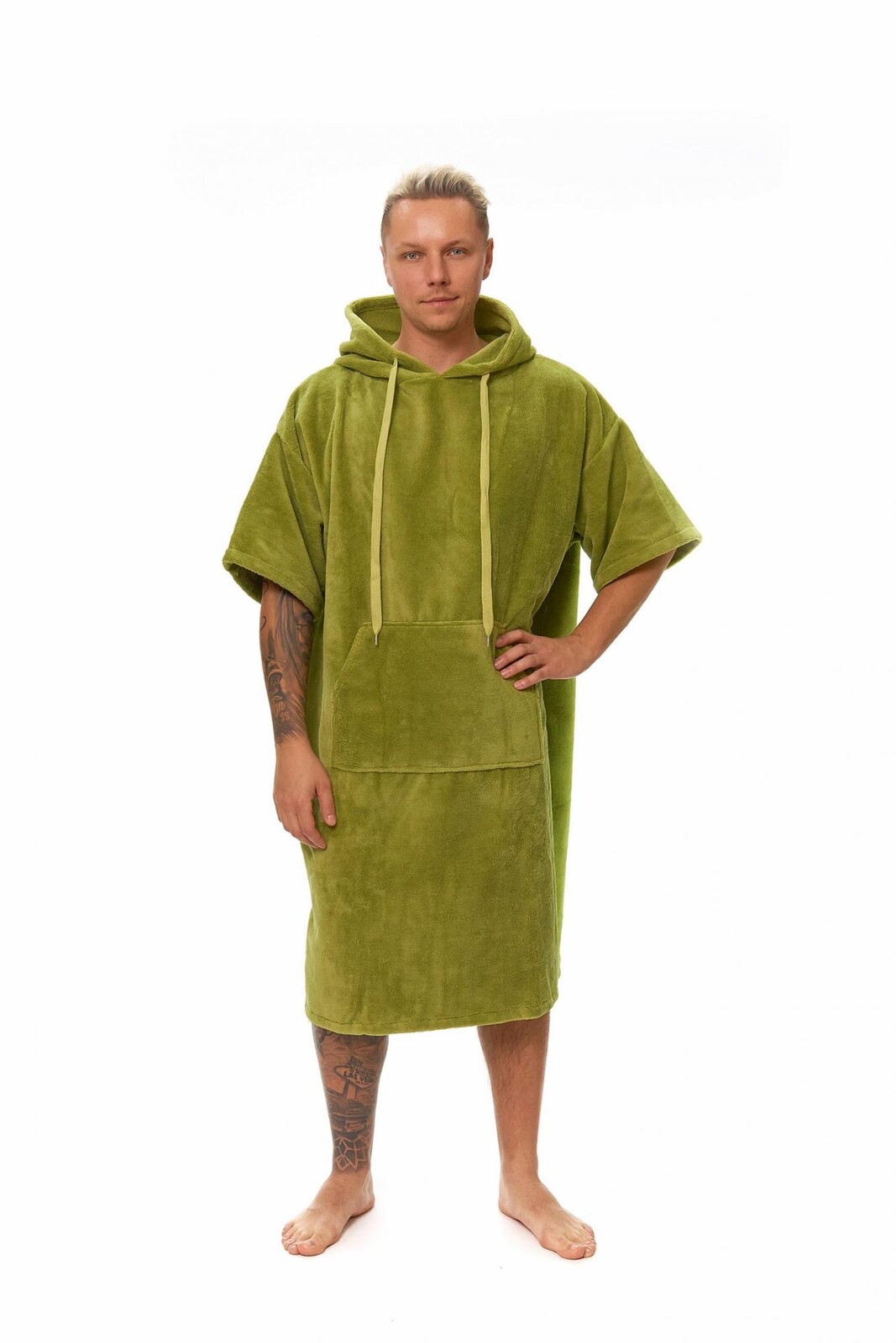 Interkontakt Surfové pončo, 80 × 115 cm, Olive Green