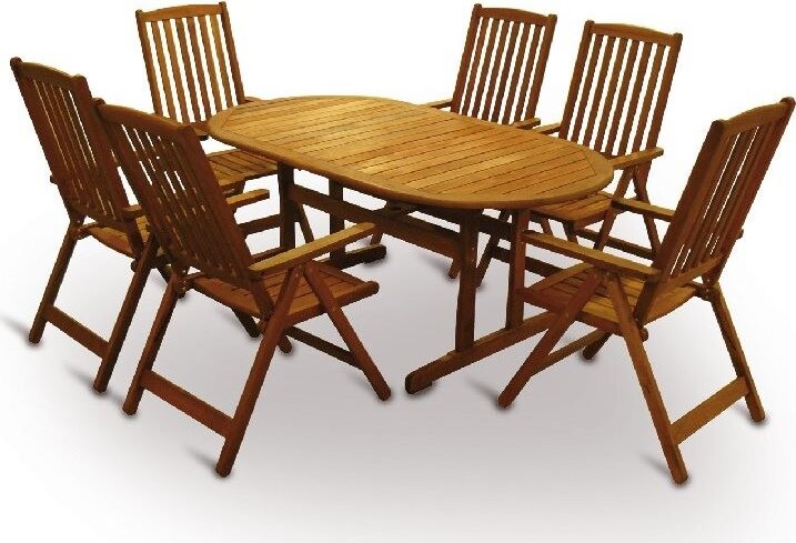 V-Garden Stolová zostava MERANTI PARIS SET 6