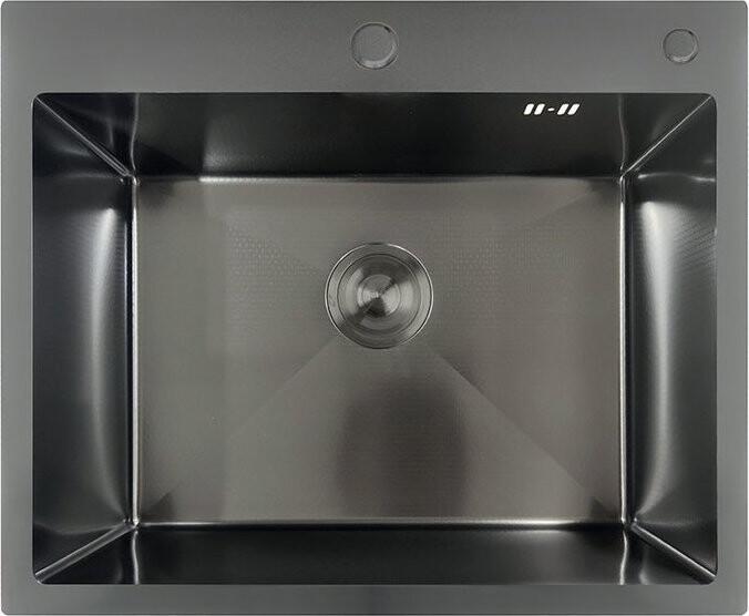 MIXXUS MH6050 Decor Graphite Nerezový dřez se sifonem, grafitový