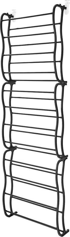 ModernHome PJJWMSR003 Závěsný botník na dveře, 36 párů bot, černý