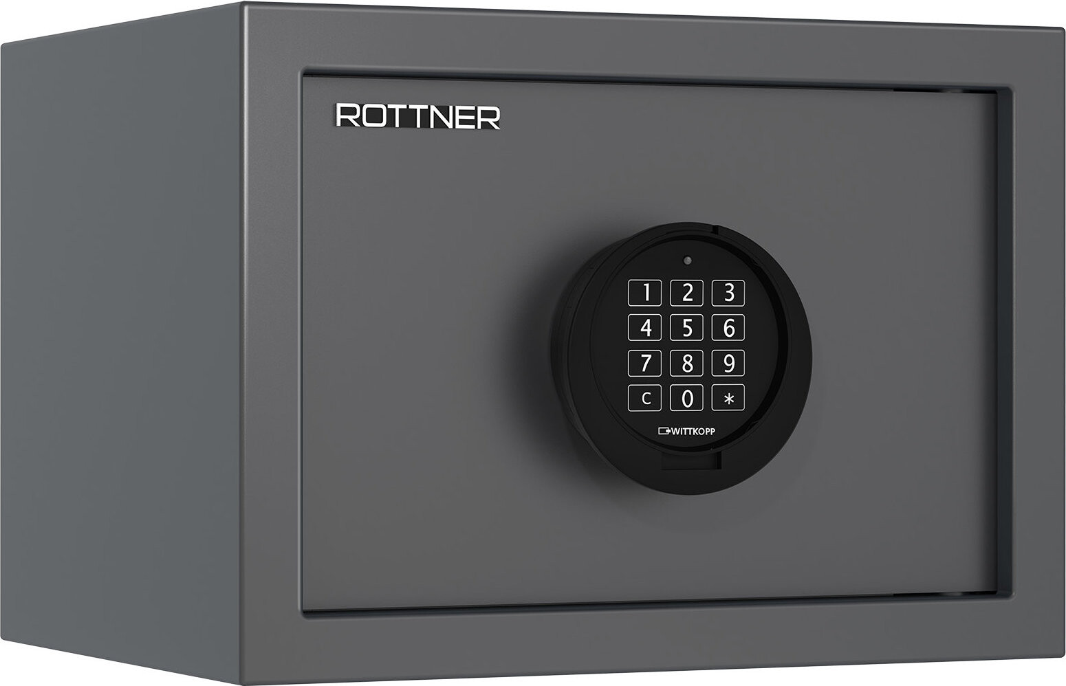 Rottner Praktik 25 EL S1, Min 15RU Nábytkový trezor metalický, antracit