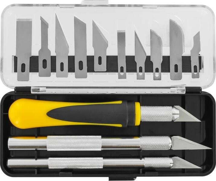 SHESTO Modelcraft sada 3 nožov s 13 čepeľami