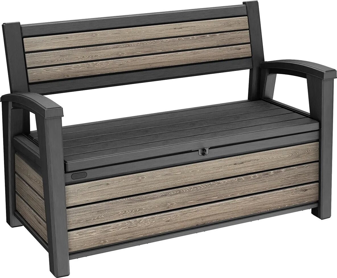Keter Deco Garden lavica 227 l Ashwood