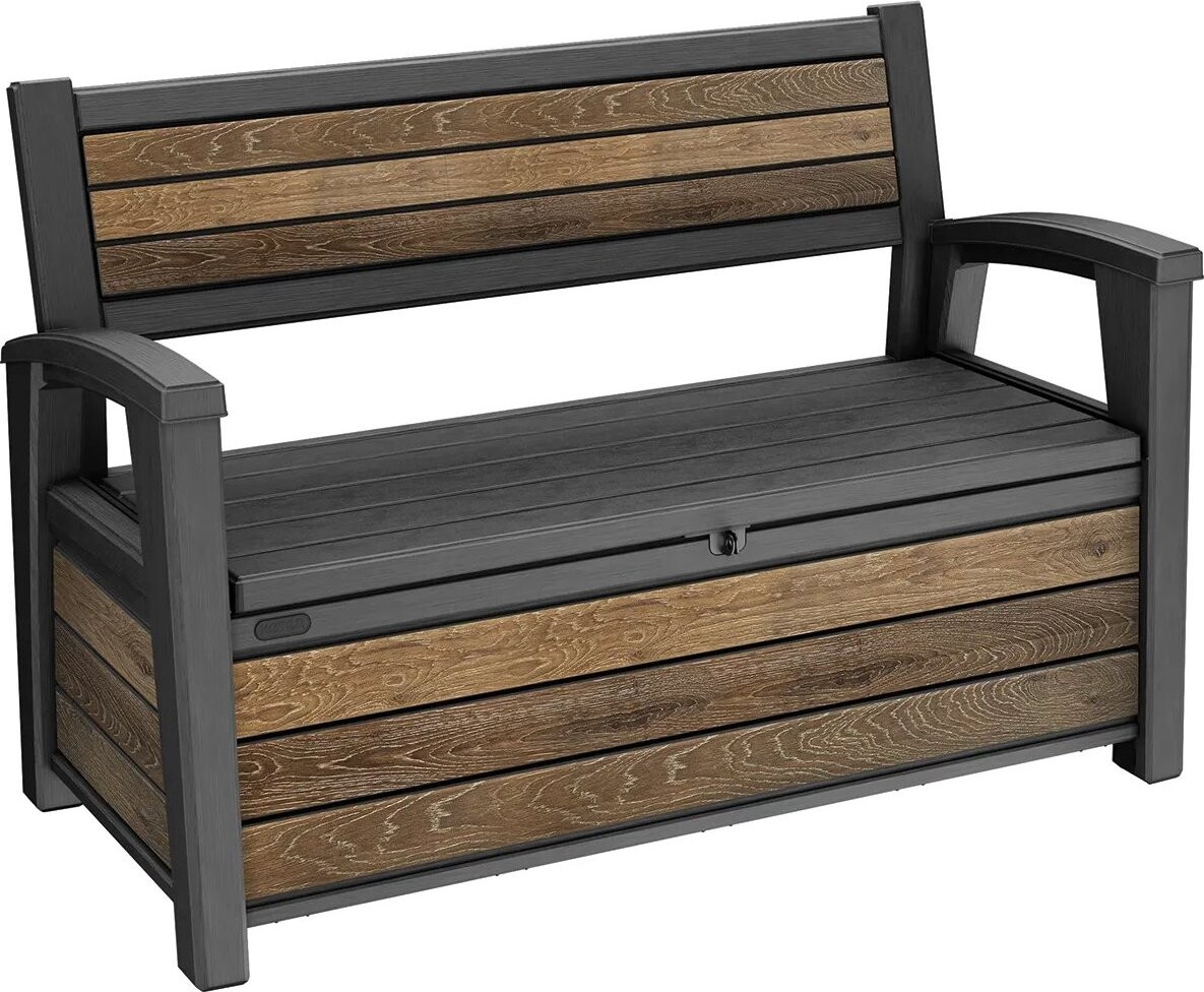 Keter Deco Garden lavica 227 l Walnut