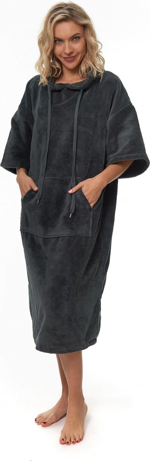 Interkontakt Surfové pončo, 70 × 110 cm, Cool Gray