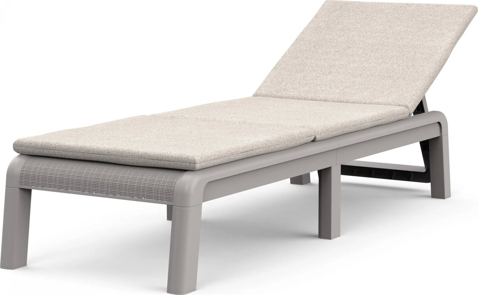 Keter ležadlo Atlas (Mallorca) s poduškou cappuccino/béžové