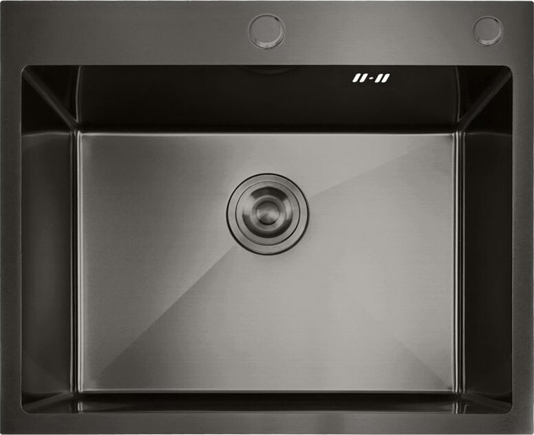 MIXXUS MH5843 Graphite Nerezový dřez se sifonem, grafitový
