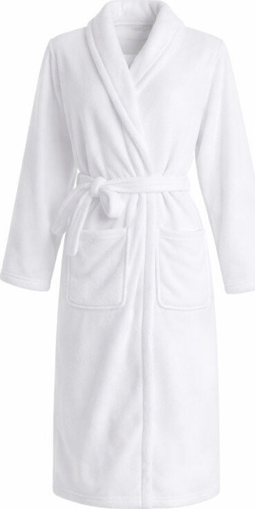 RealG RC-K-2127 Dámský hotelový župan, klasický, bílý