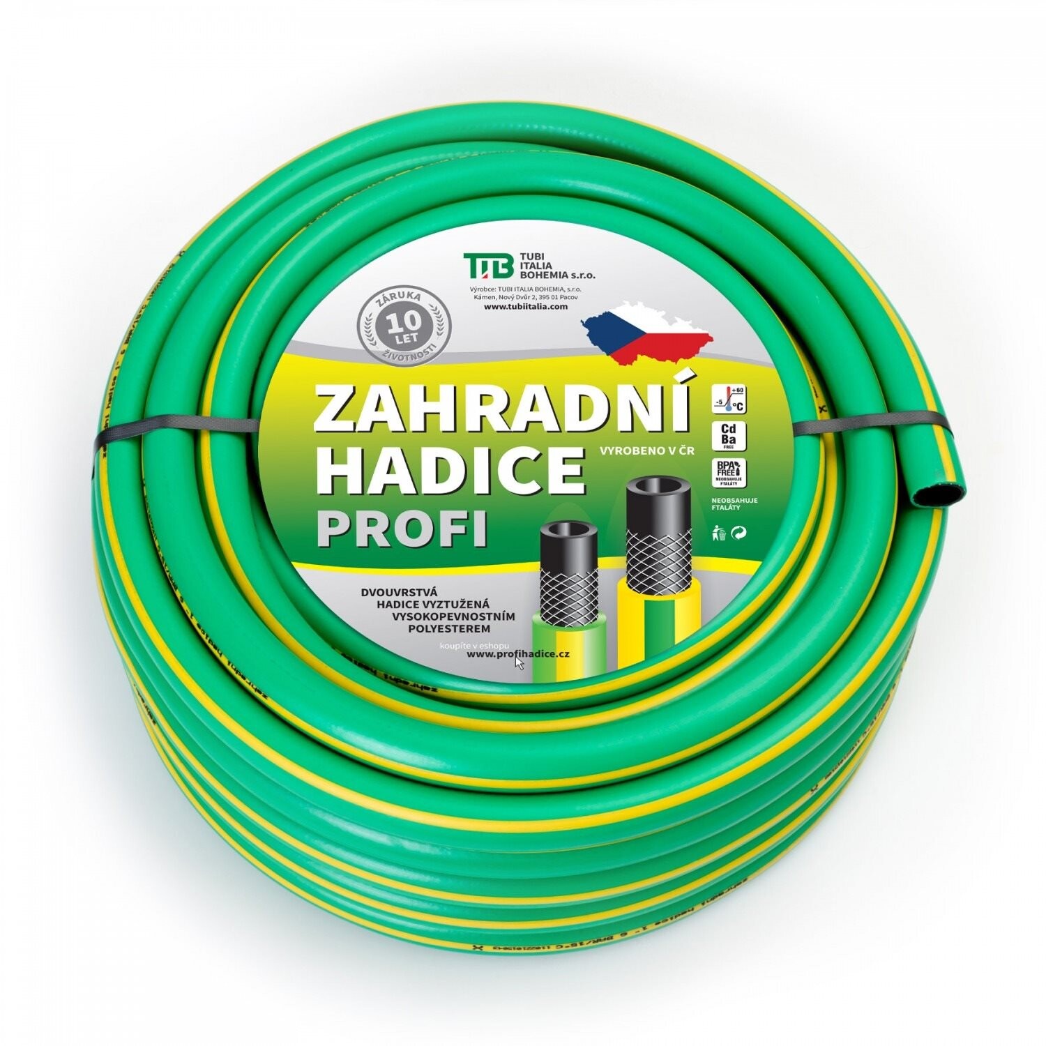 TUBI Hadice zahradní Astra Green Profi 1