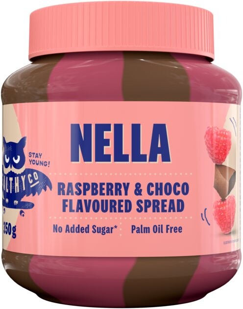 HealthyCo Nella Raspberry Chocolate 350 g