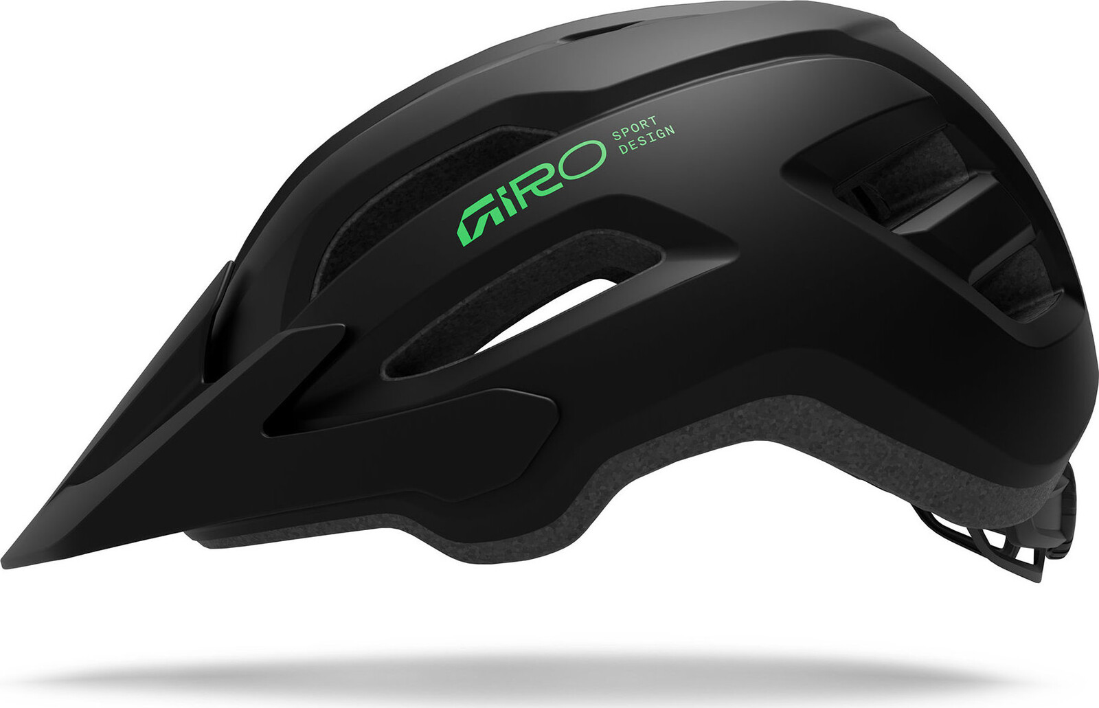 GIRO Fixture II Youth Mat Black/Vivid Green