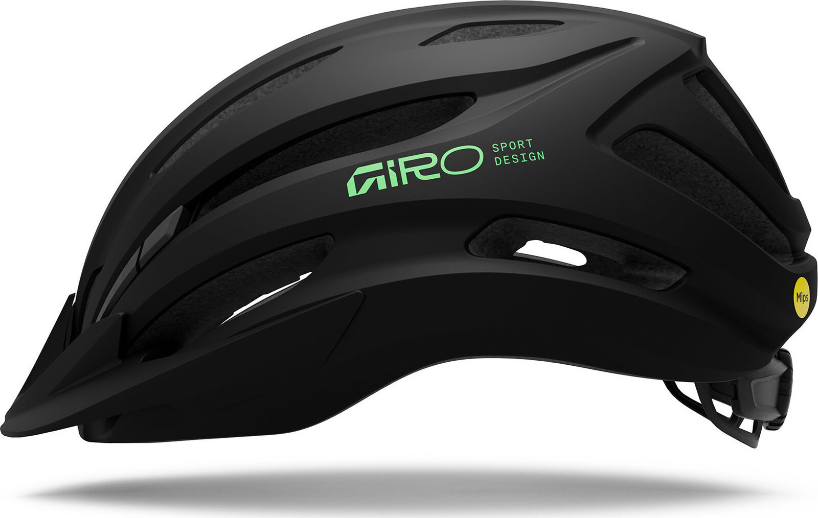 GIRO Registry II MIPS Youth Mat Black/Vivid Green