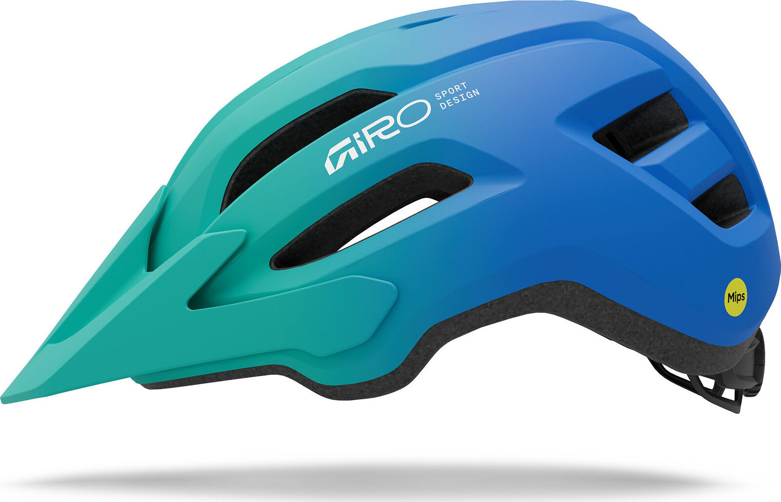 GIRO Fixture II MIPS Youth Mat Aqua Green/Blue Jewel Fade
