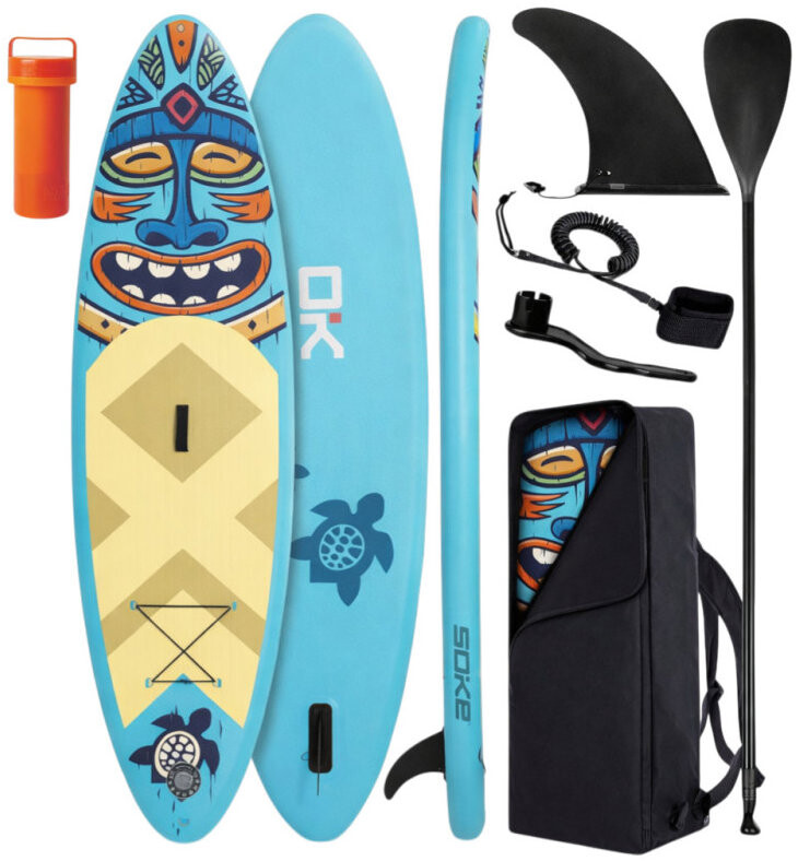 SOKE 850000 Paddleboard SUP s príslušenstvom, Aquasurf, 85 kg, 275 cm