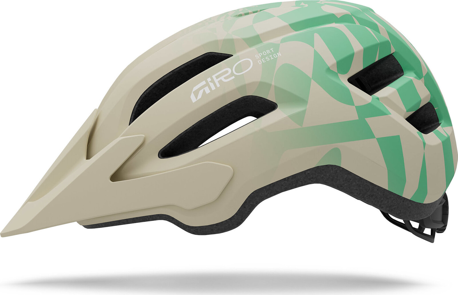 GIRO Fixture II Mat Stone/Green Rush