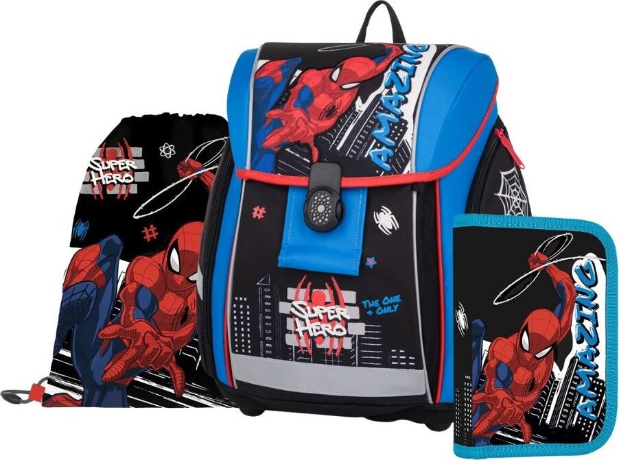 OXYBAG Školská sada 3 ks PREMIUM LIGHT Spiderman