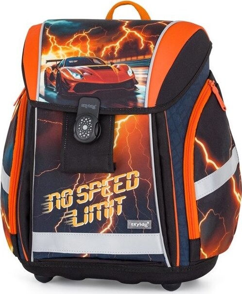 OXYBAG Školní batoh PREMIUM LIGHT Auto 2