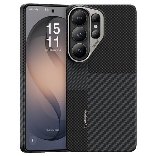 Puzdro Benks Kevlar Magsafe Montage 600D+1500D Samsung Galaxy S26 Ultra - čierne