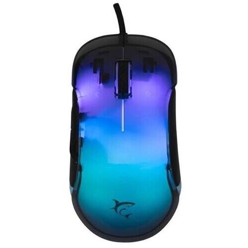 White Shark Modred, herná myš, RGB, 12800 dpi - čierna