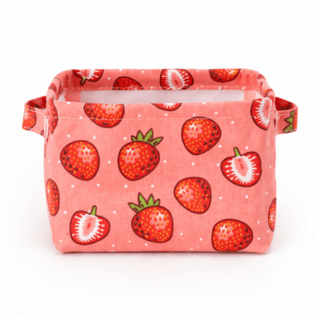 Livefy kôš na hračky / organizér Strawberry, červený