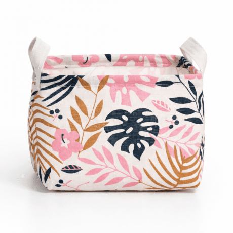 Livefy kôš na hračky / organizér Tropical, biely