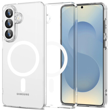 Tech-Protect FlexAir MagSafe kryt na Samsung Galaxy S26 Plus, priesvitný