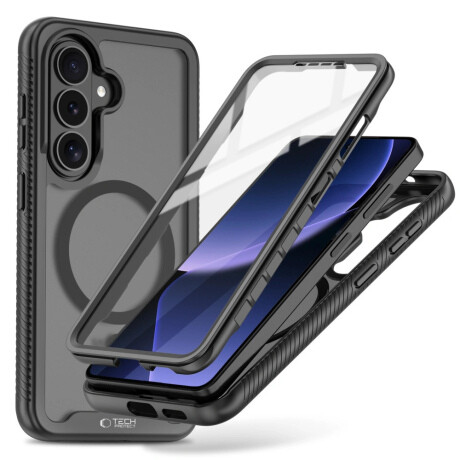 Tech-Protect Defense MagSafe kryt na Samsung Galaxy S26, čierny