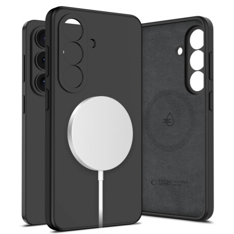 Tech-Protect Silicone MagSafe kryt na Samsung Galaxy S26 Plus, čierny