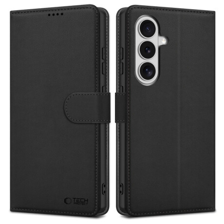 Tech-Protect Wallet knižkové puzdro na Samsung Galaxy S26, čierne